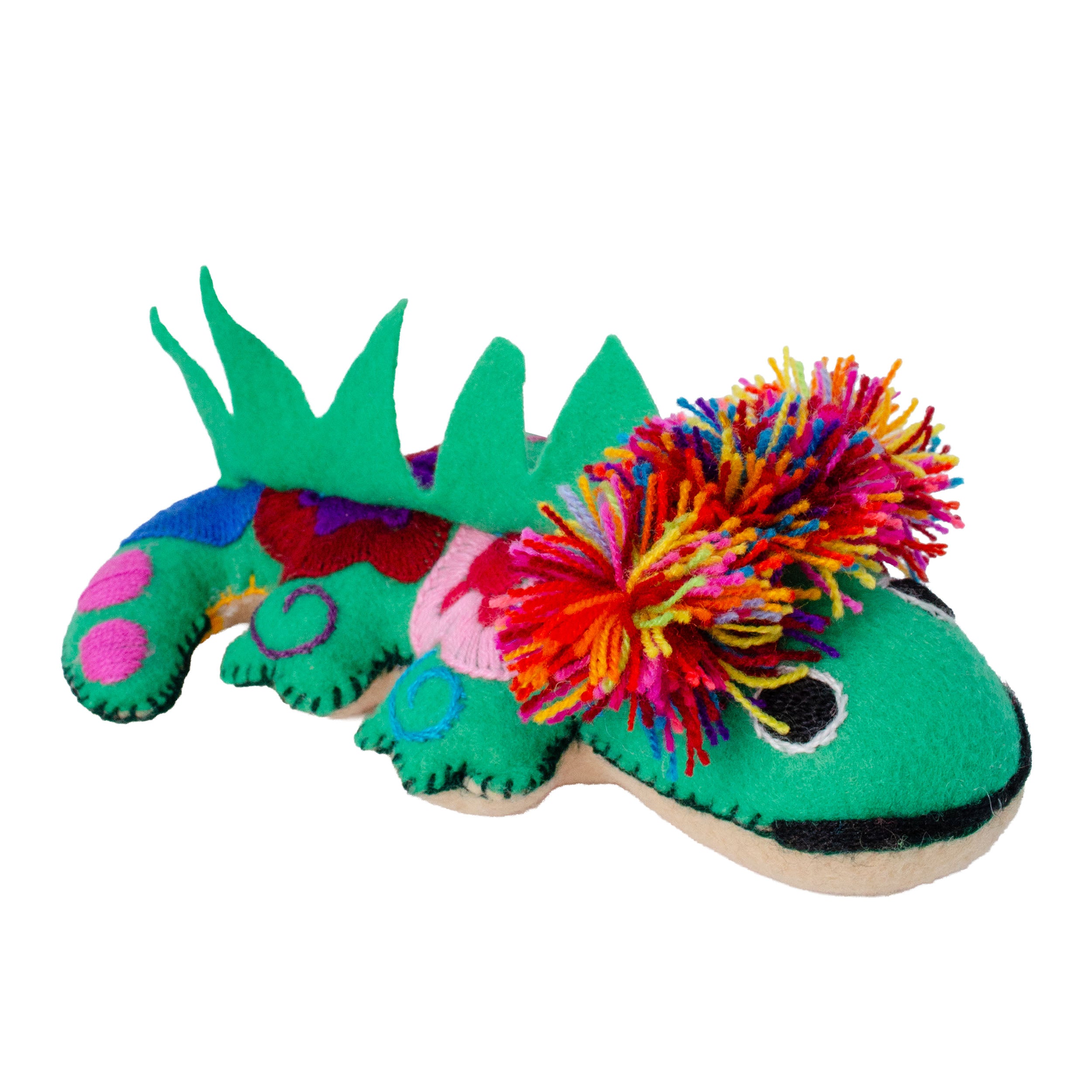 Axolotl Hand-Embroidered Stuffed Animal