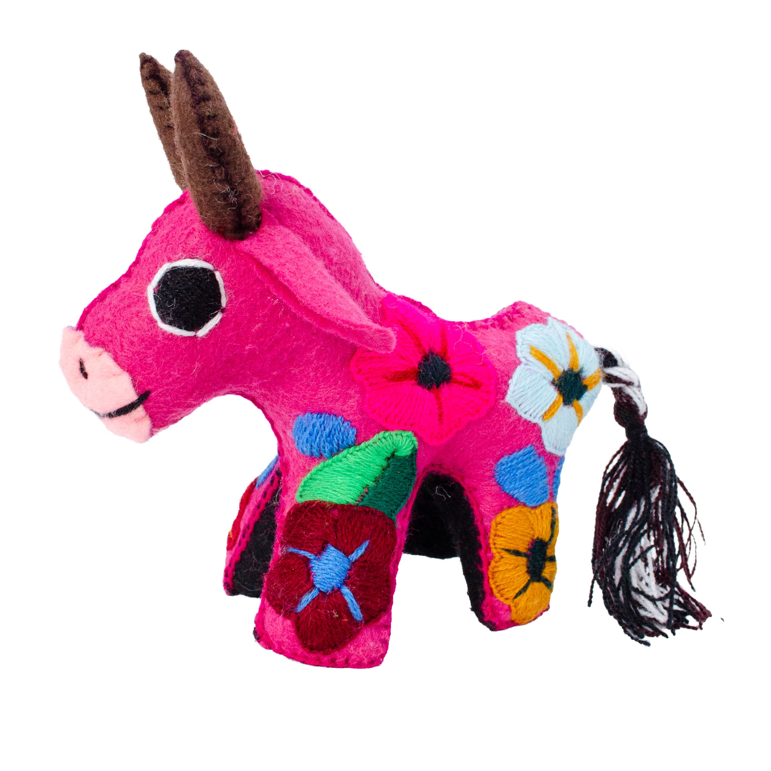 Toro Hand-Embroidered Stuffed Animal