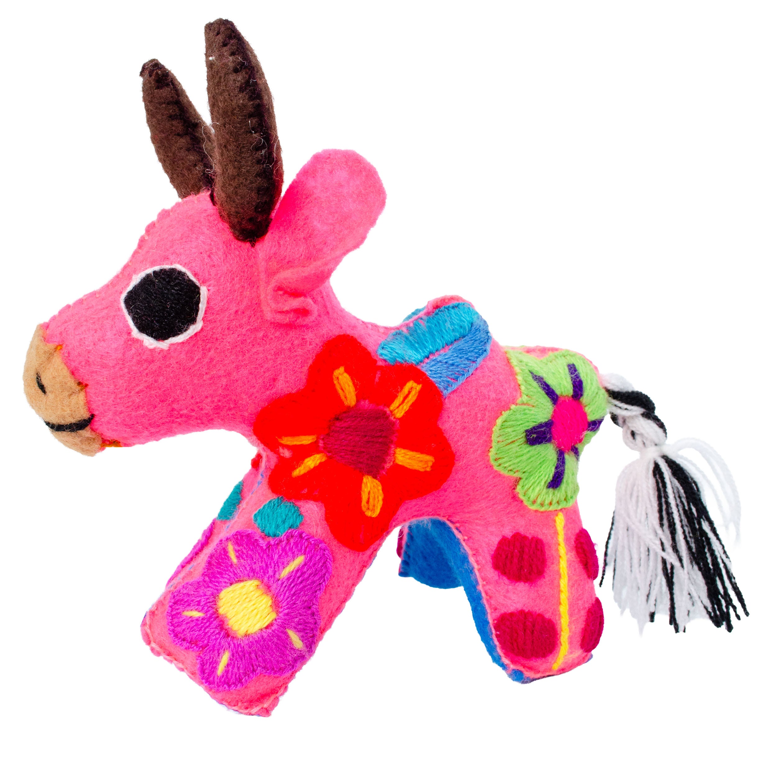 Toro Hand-Embroidered Stuffed Animal