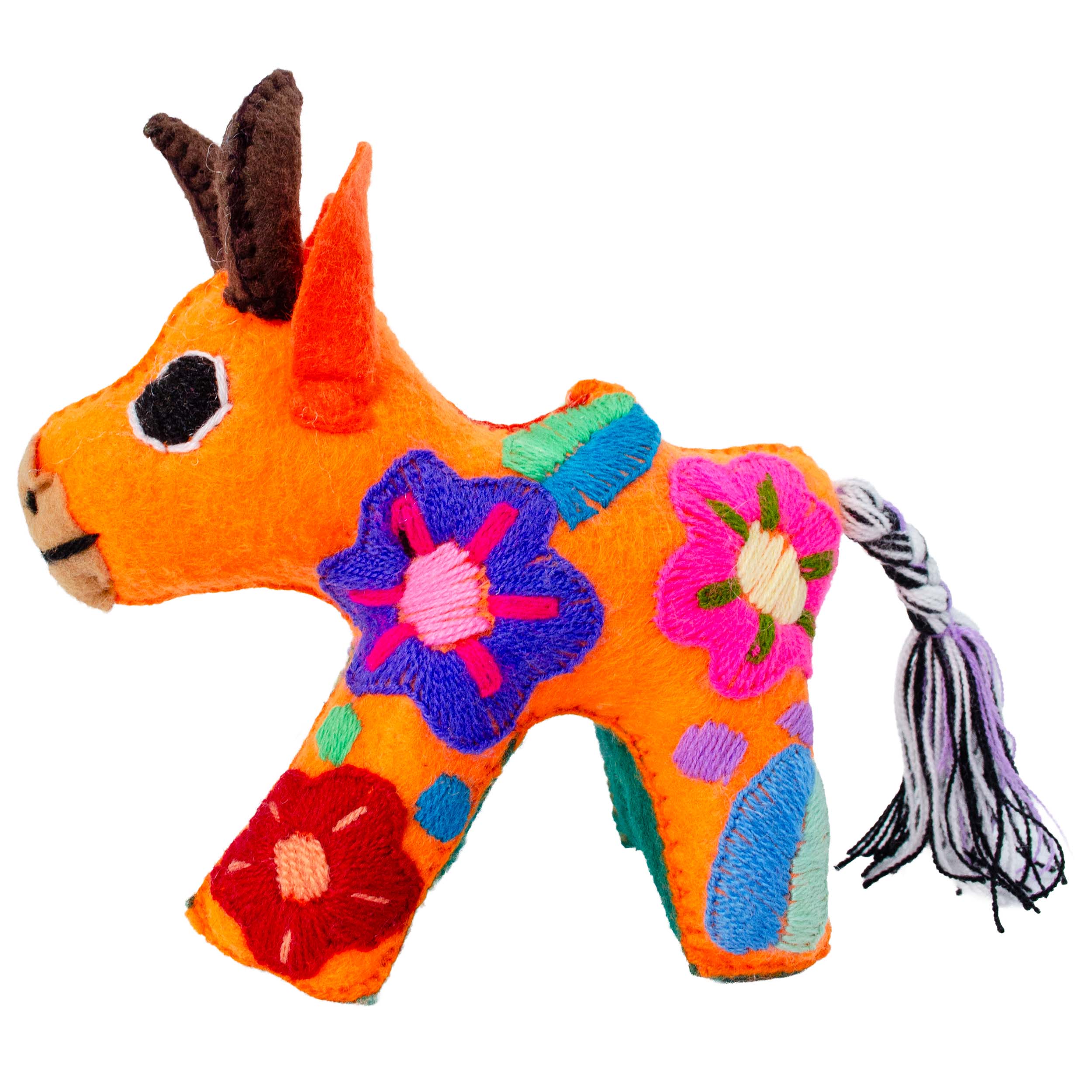 Toro Hand-Embroidered Stuffed Animal