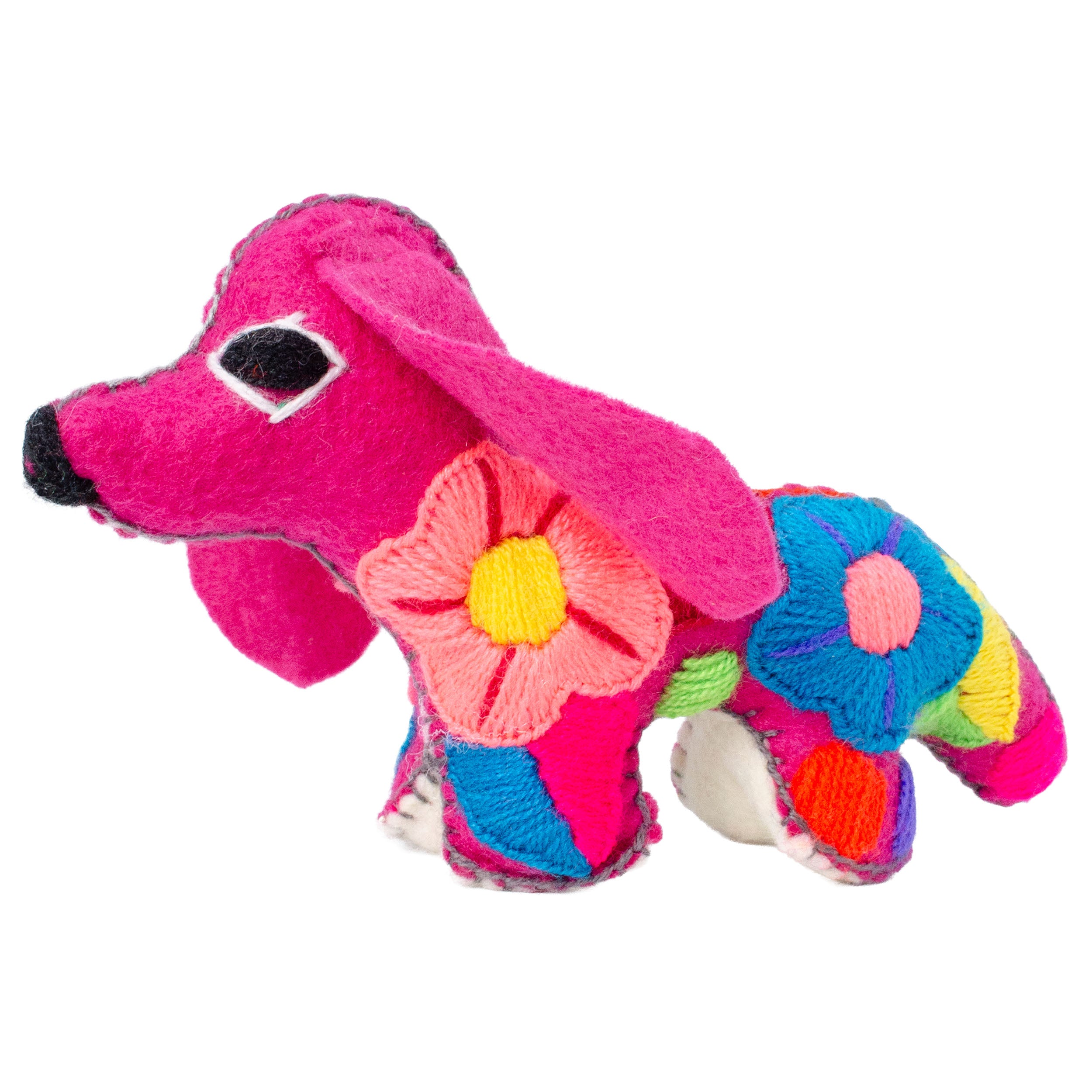 Dachshund Dog Hand-Embroidered Stuffed Animal