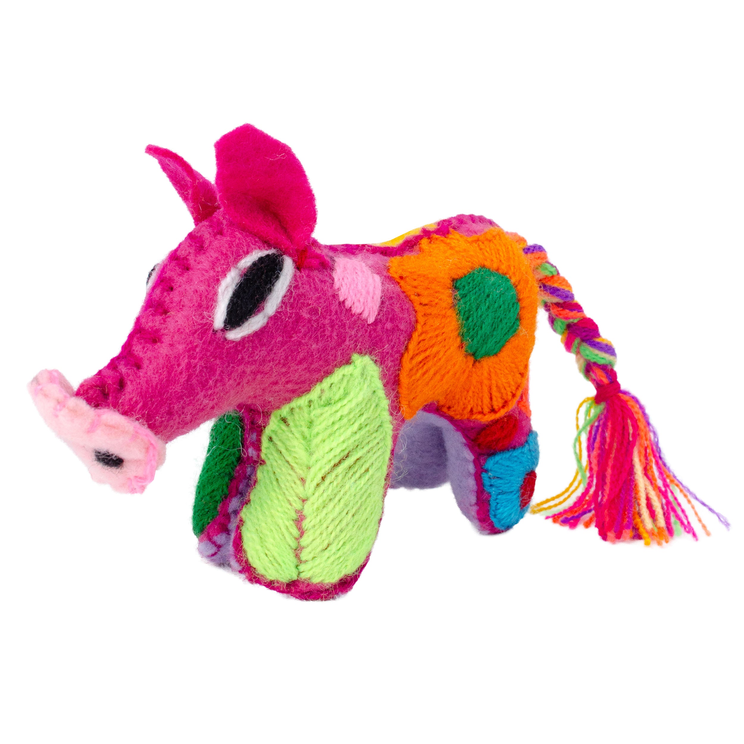 Cochinito Hand-Embroidered Stuffed Animal