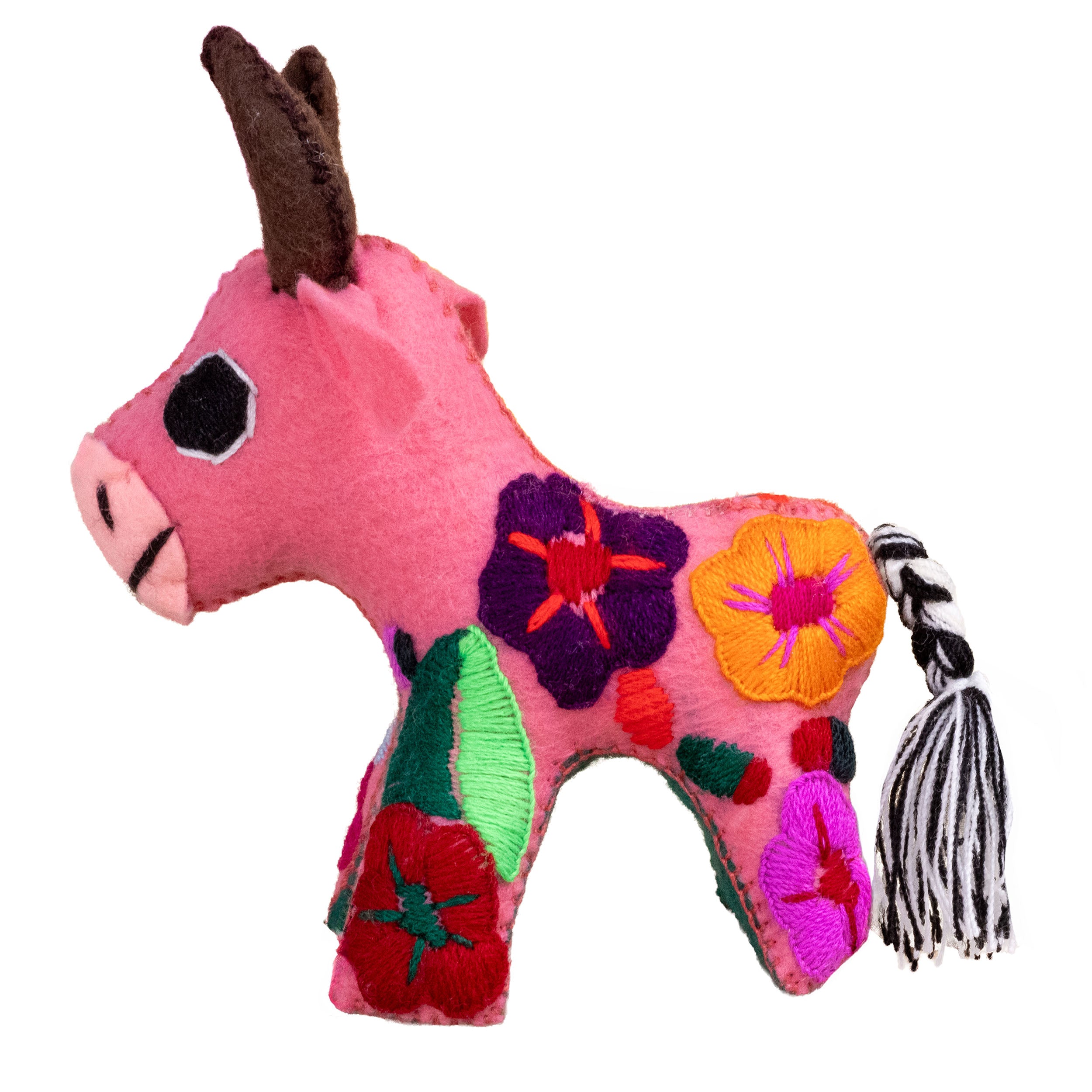Toro Hand-Embroidered Stuffed Animal