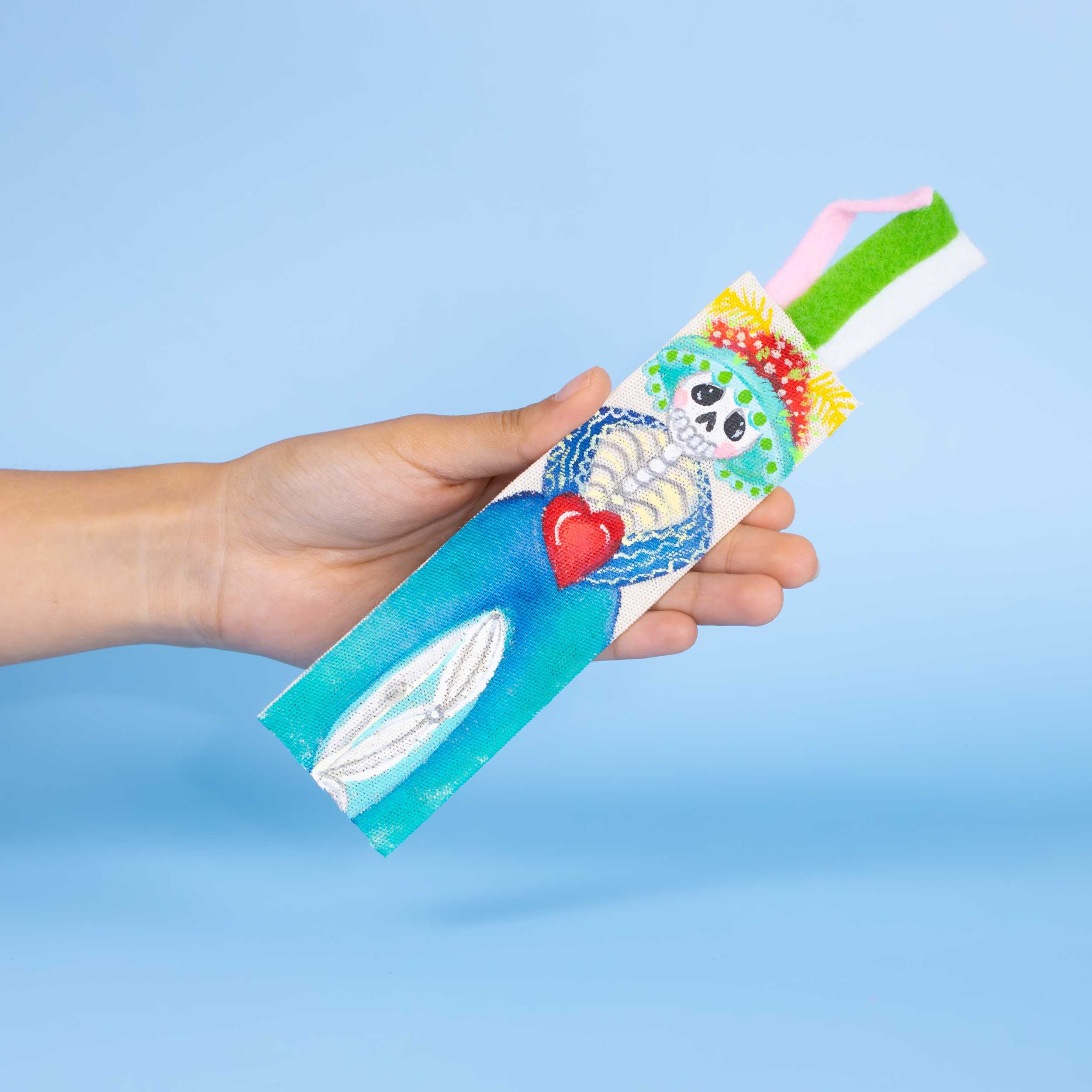 Hand-Painted Catrinas Bookmark