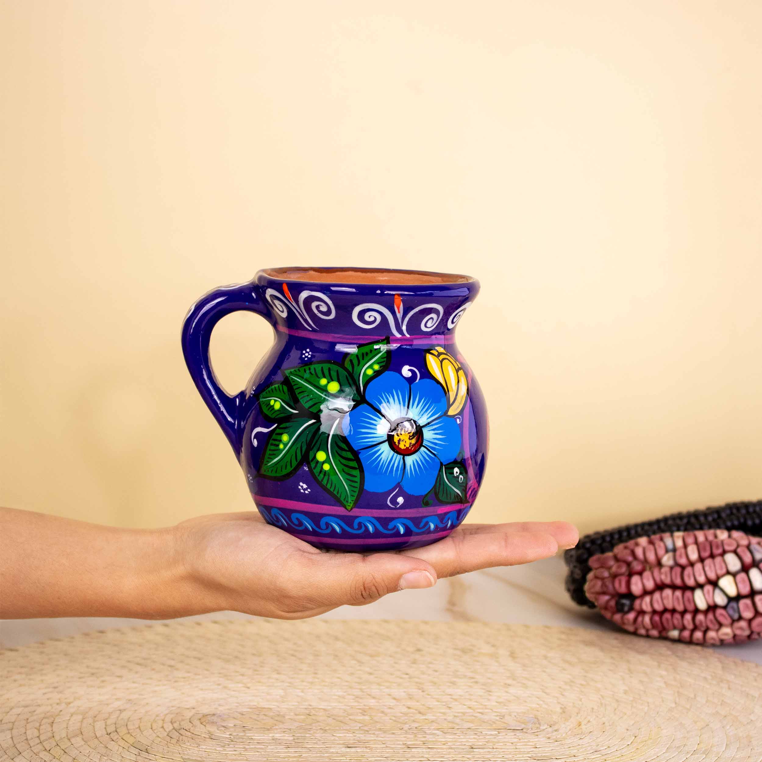 Hand-Painted Jarrito Xalitla Mug