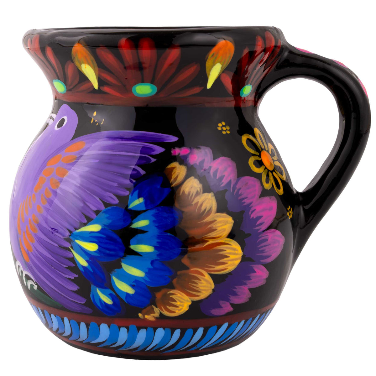 Hand-Painted Xalitla Cempasuchil Lolo Limited Edition Clay Mug