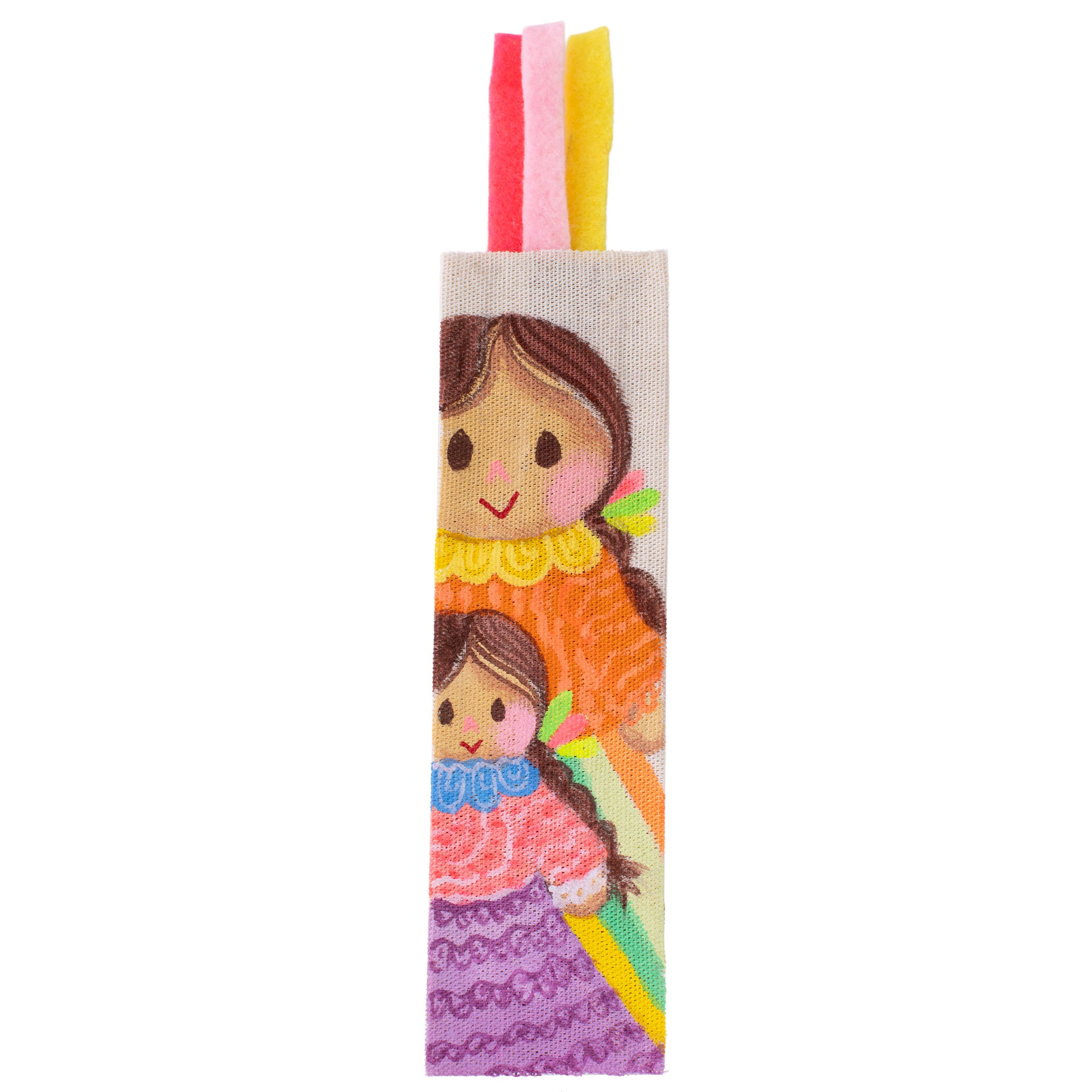 Hand-Painted Muñeca Lele Bookmarks