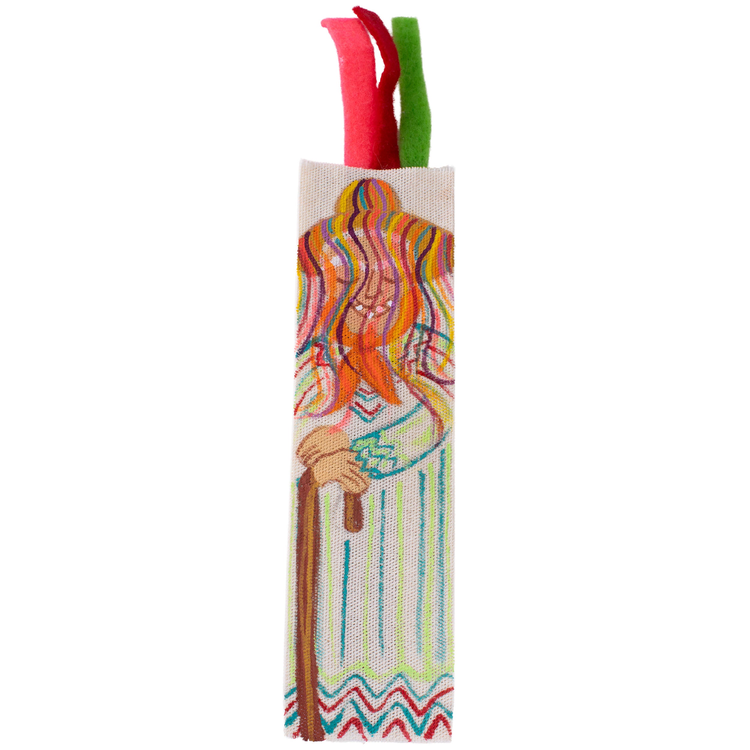 Hand-Painted La Danza de los Viejitos Bookmarks