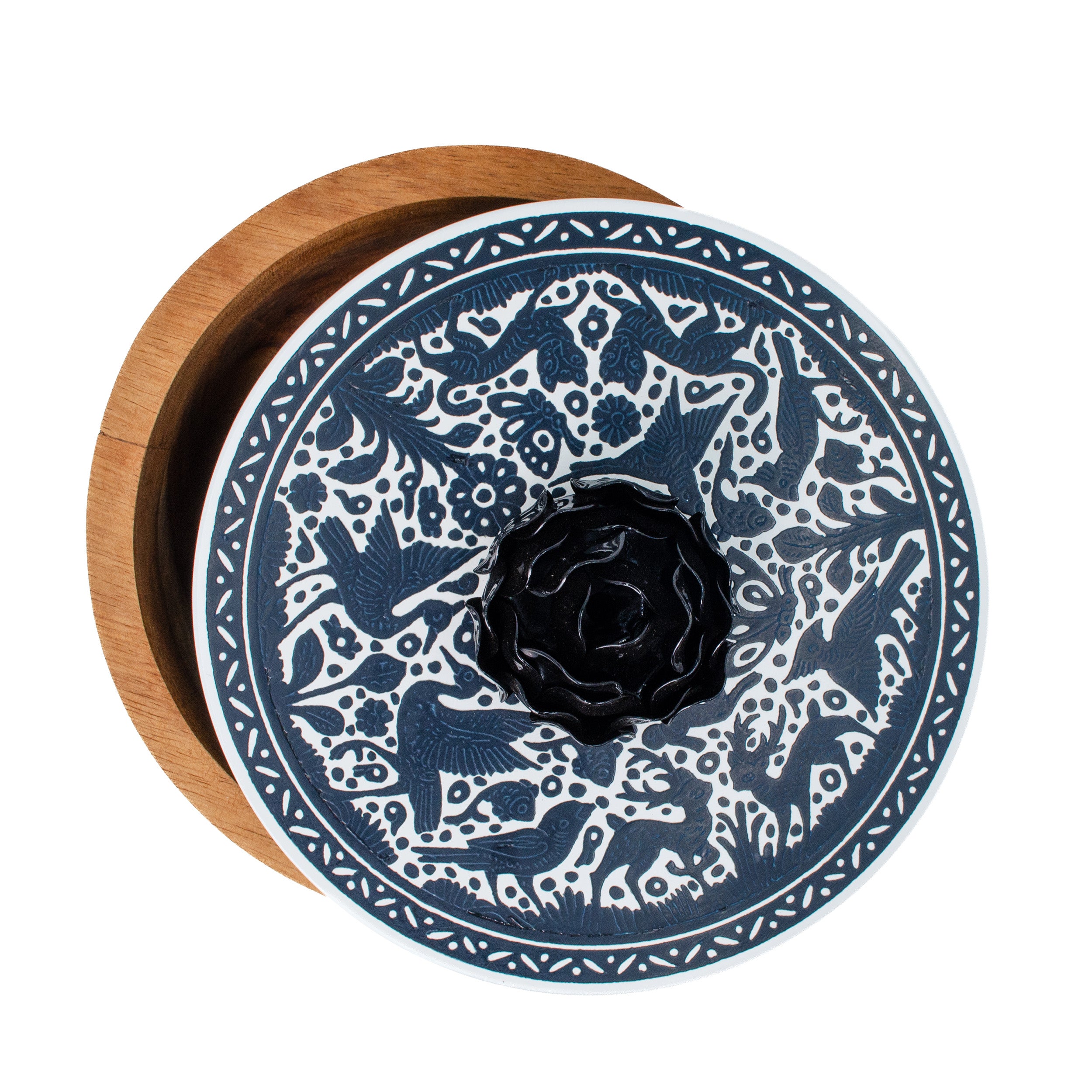 Tortillero Olinalá / Handmade Solid Wood Parota Basket