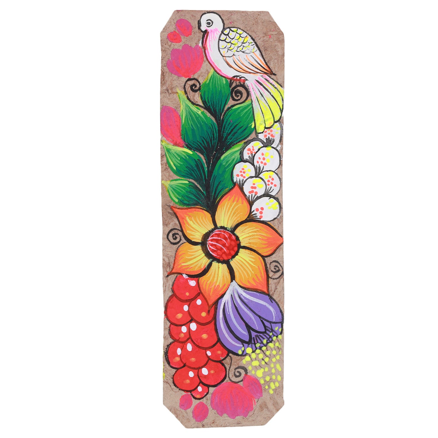 Hand-Painted Papel Amate Xalitla Bookmarks