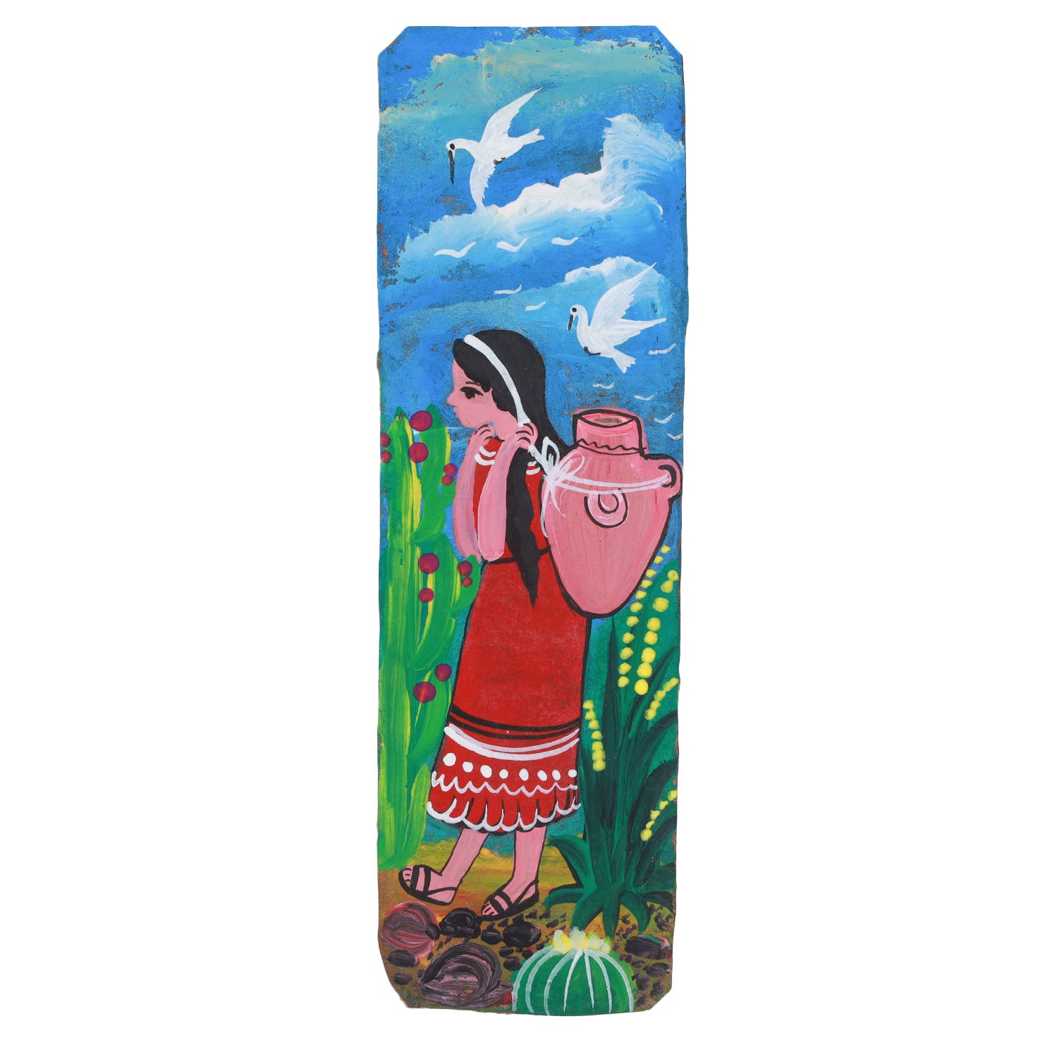 Hand-Painted Papel Amate Xalitla Bookmarks