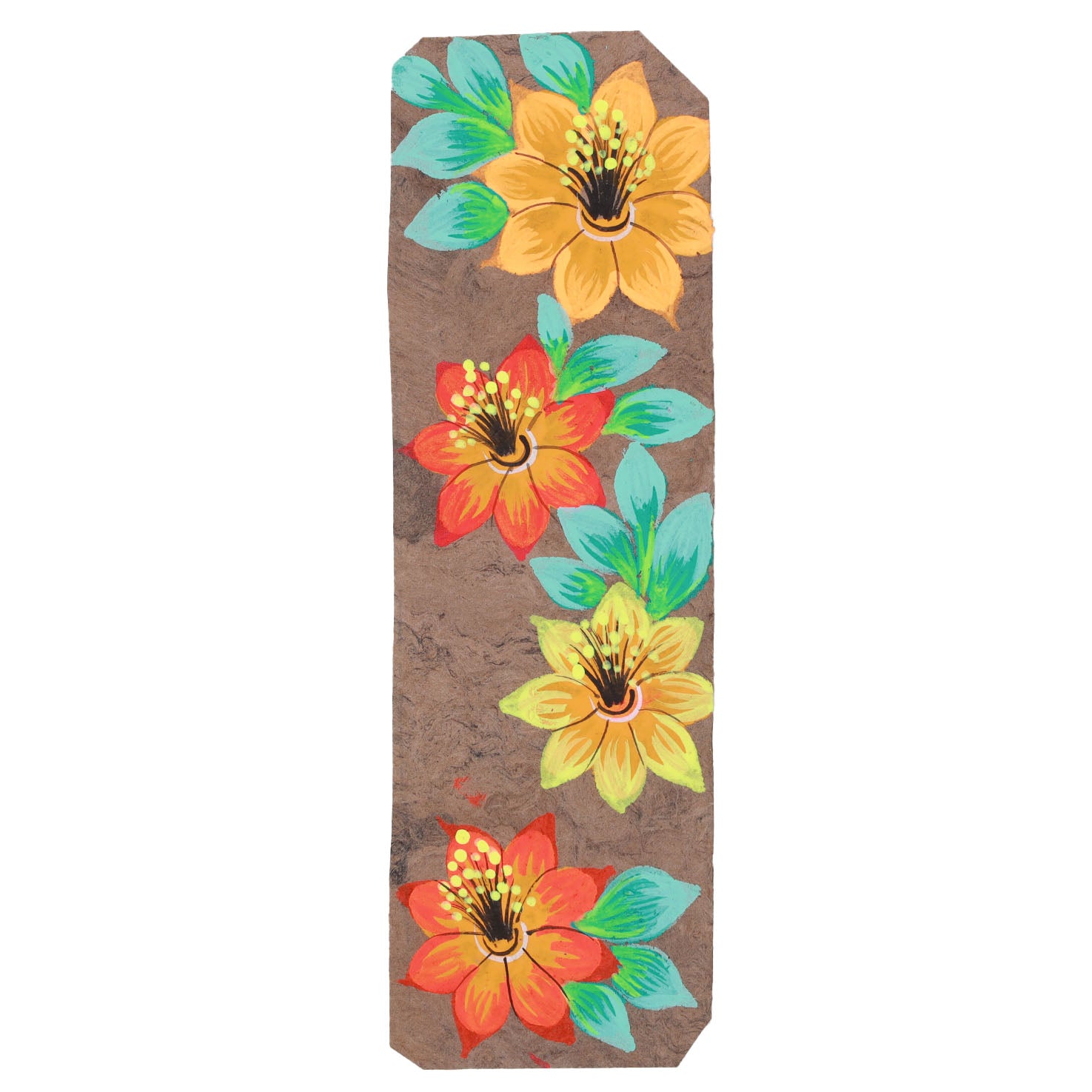 Hand-Painted Papel Amate Xalitla Bookmarks