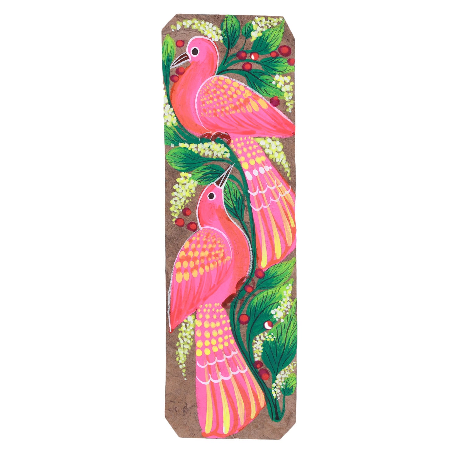 Hand-Painted Papel Amate Xalitla Bookmarks