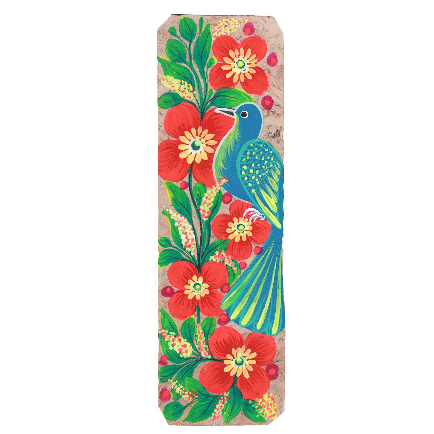 Hand-Painted Papel Amate Xalitla Bookmarks