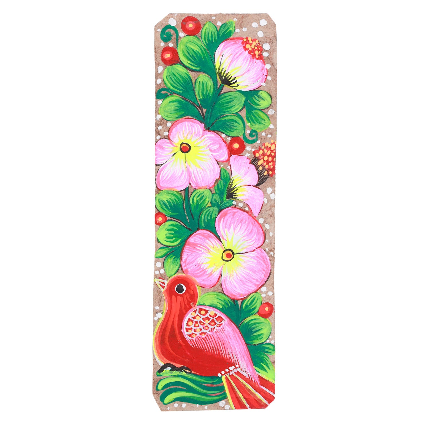 Hand-Painted Papel Amate Xalitla Bookmarks