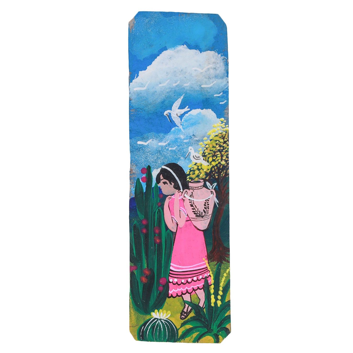 Hand-Painted Papel Amate Xalitla Bookmarks