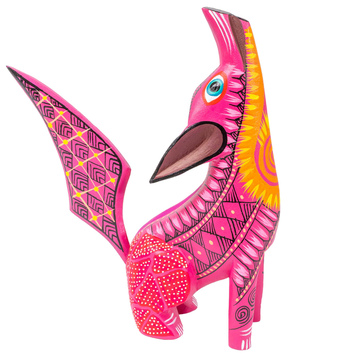X-Large Coyote Alebrije with Frets