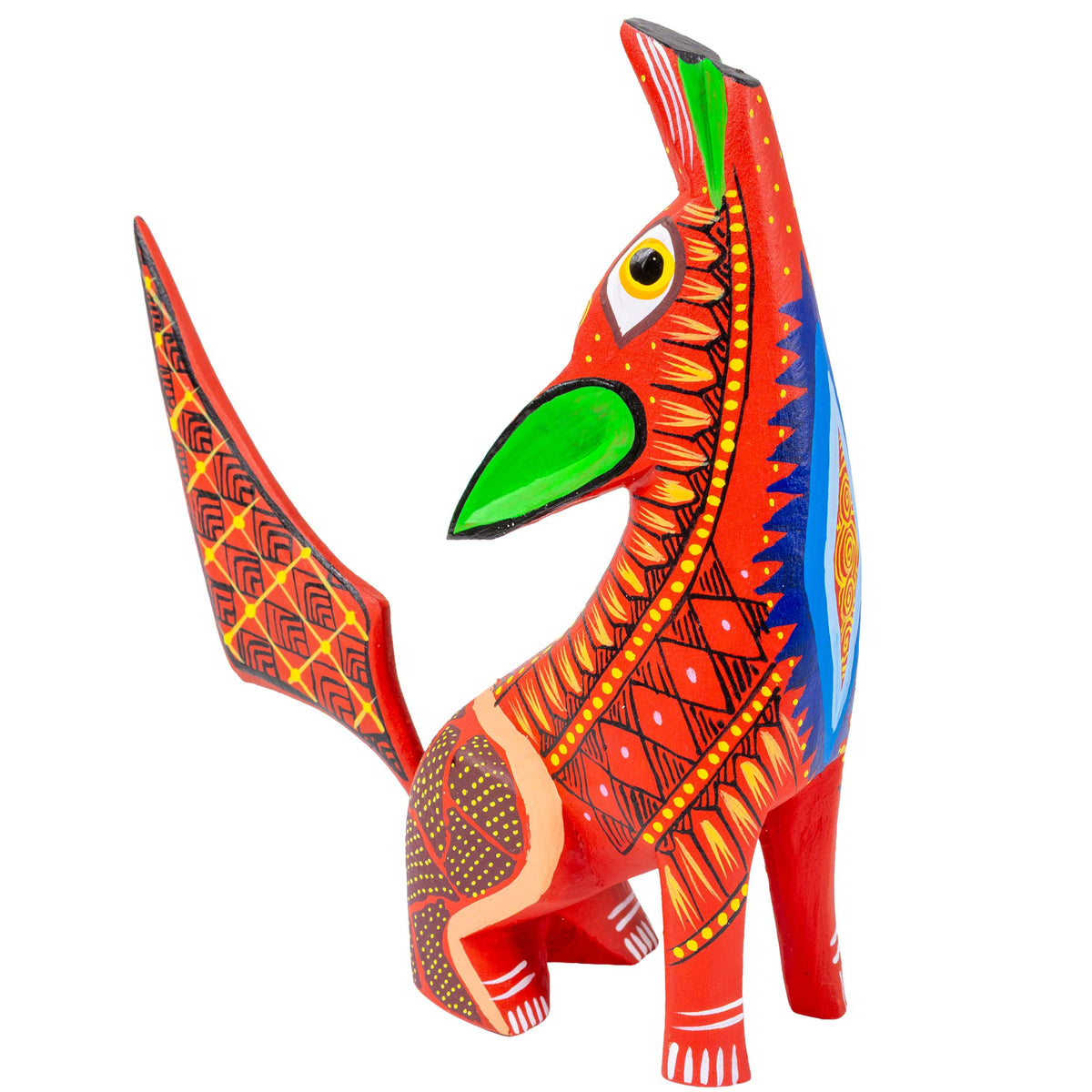 X-Large Coyote Alebrije with Frets