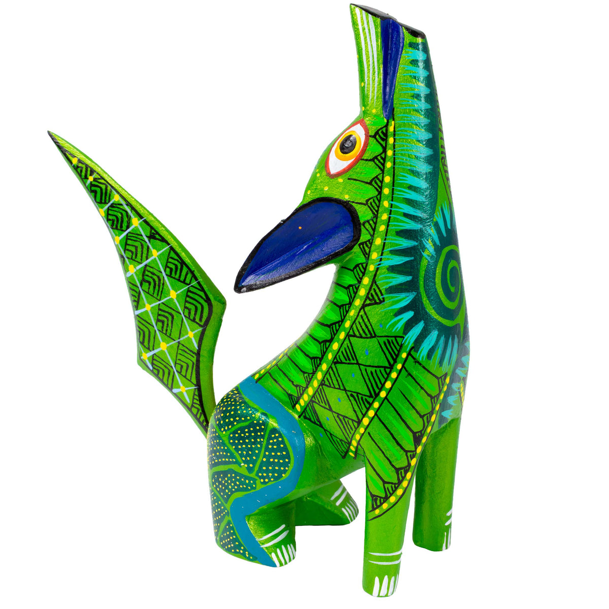 X-Large Coyote Alebrije with Frets