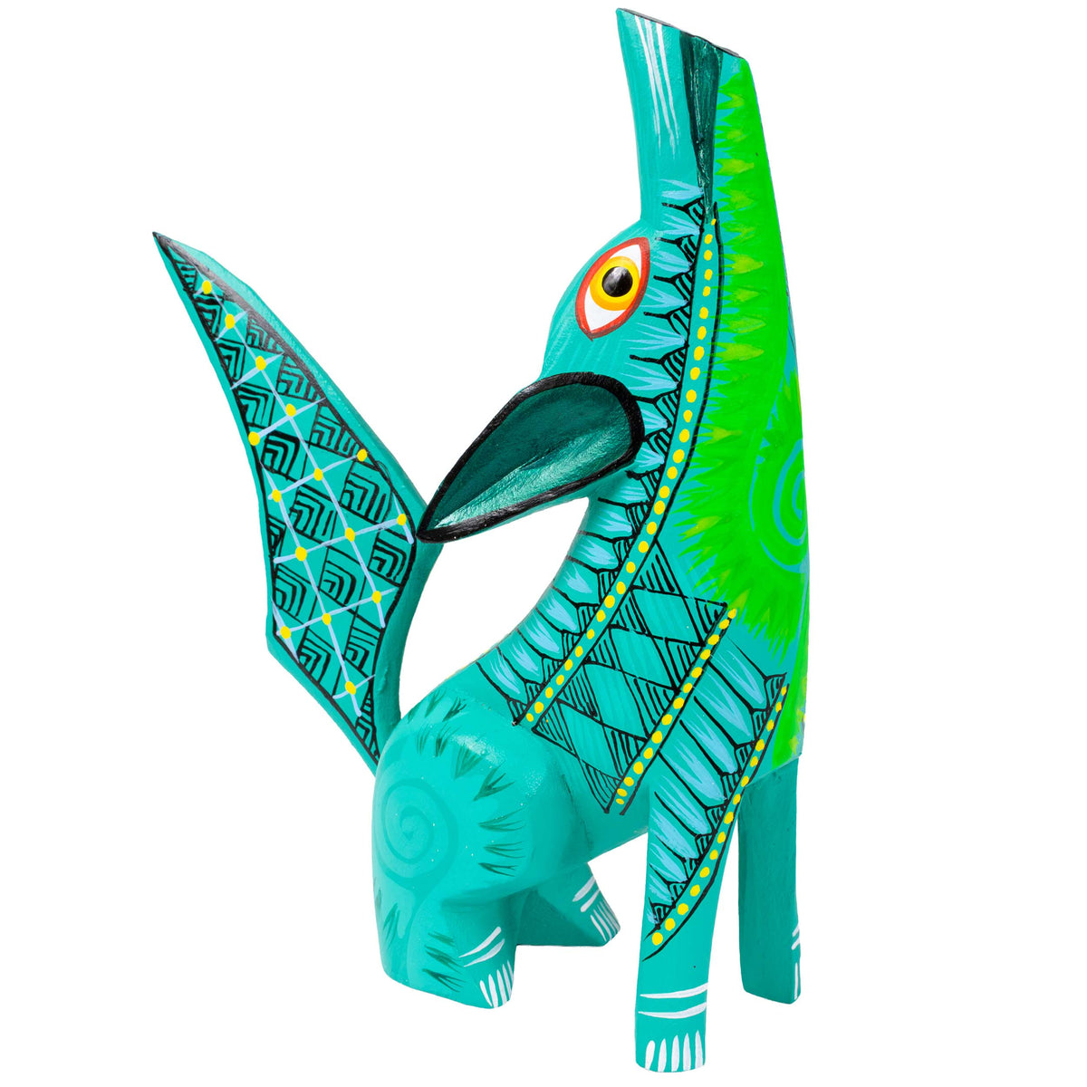 X-Large Coyote Alebrije with Frets