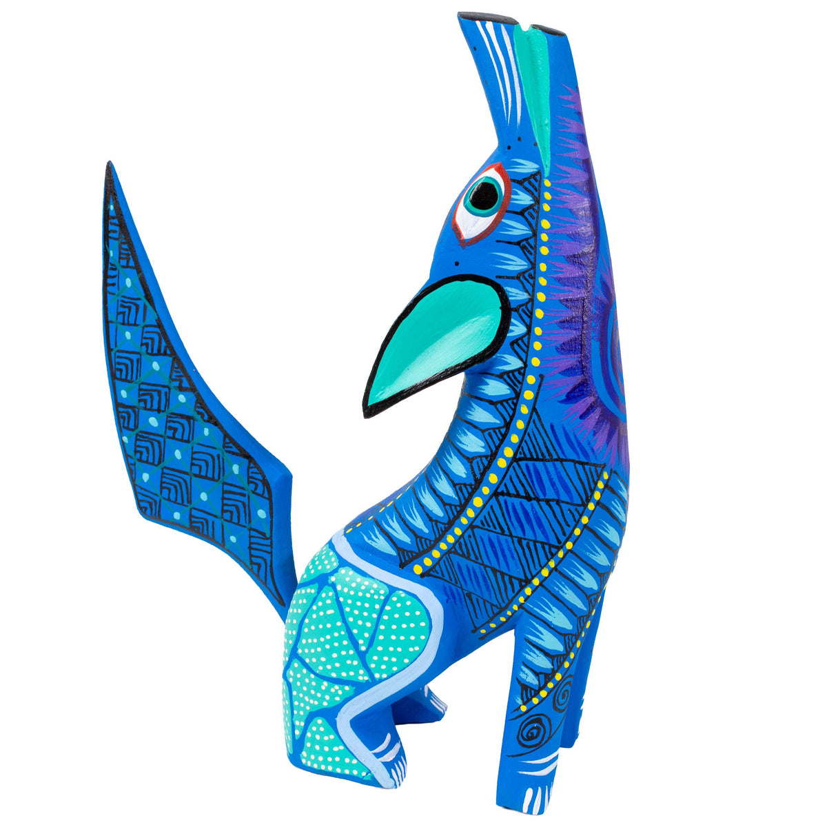 X-Large Coyote Alebrije with Frets
