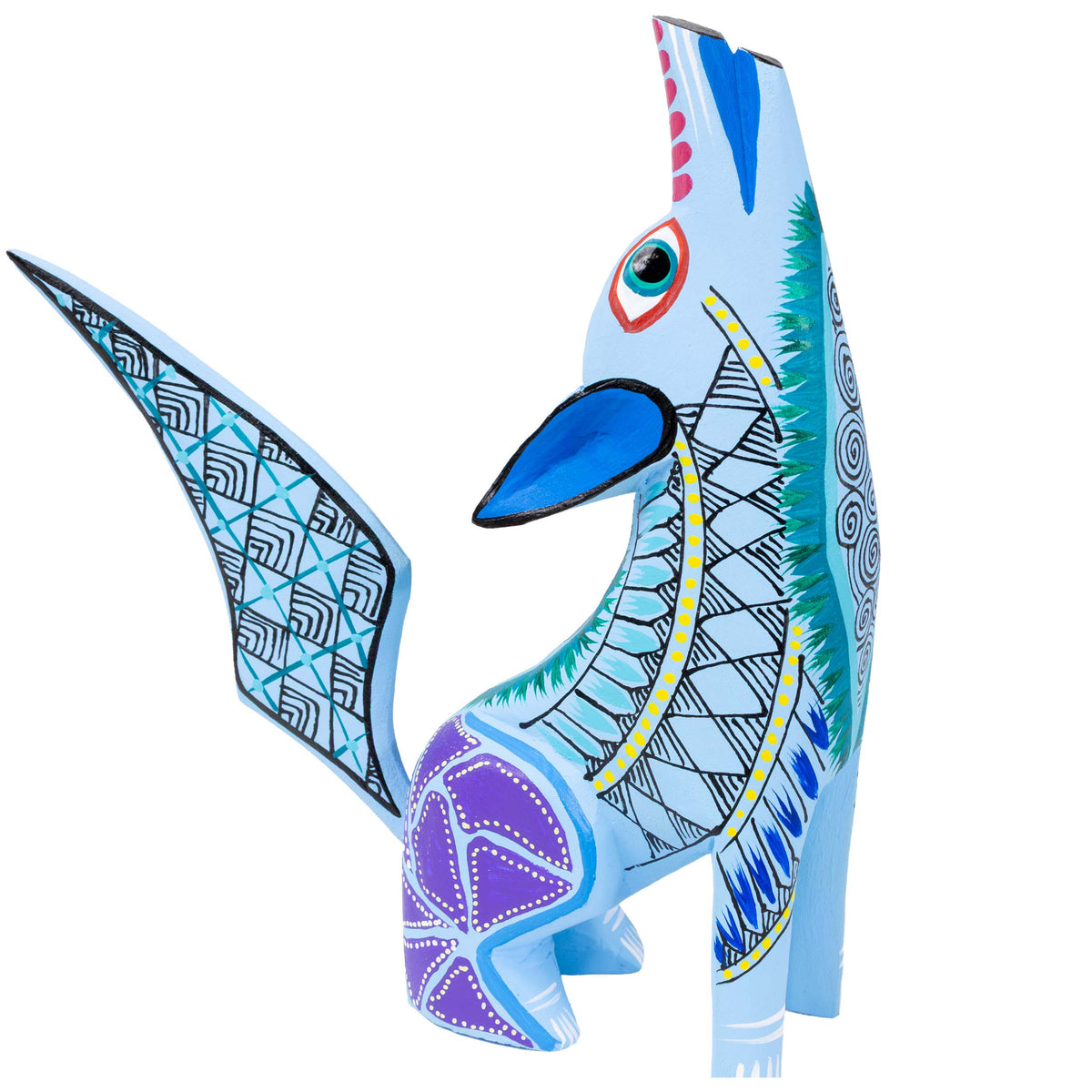 X-Large Coyote Alebrije with Frets