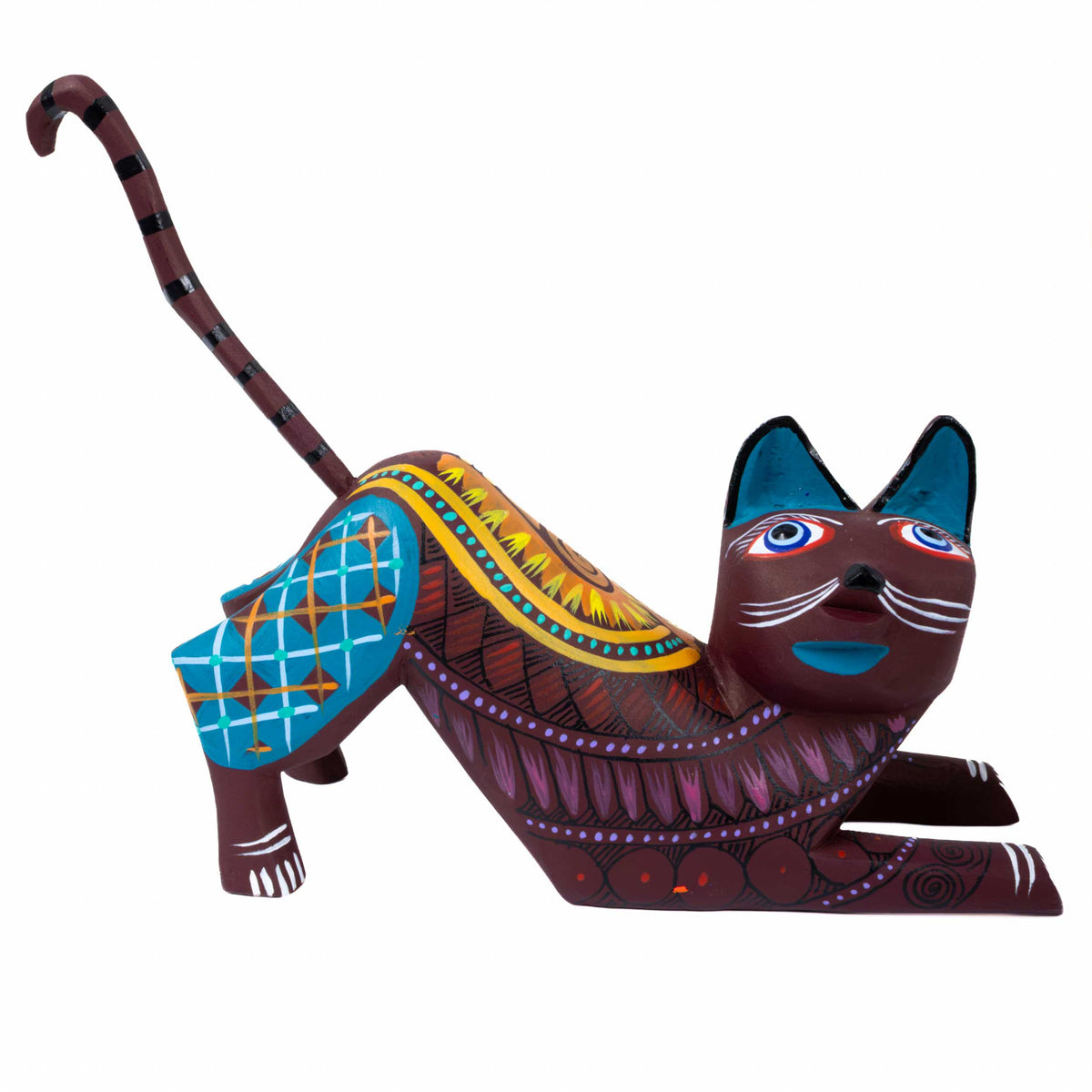 X-Large Cat Alebrije with Frets