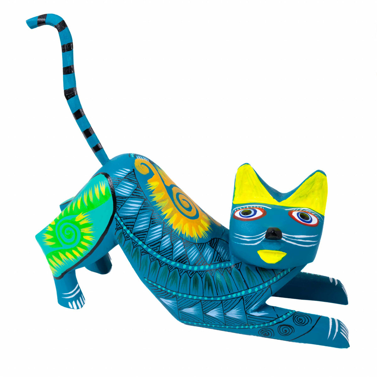 X-Large Cat Alebrije with Frets