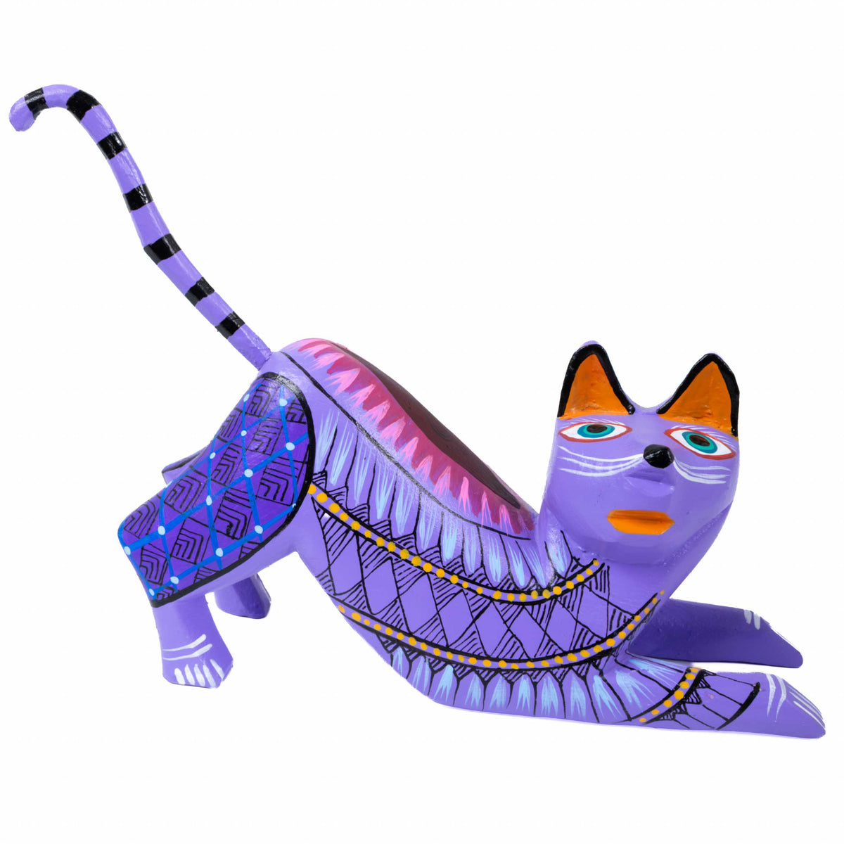 X-Large Cat Alebrije with Frets