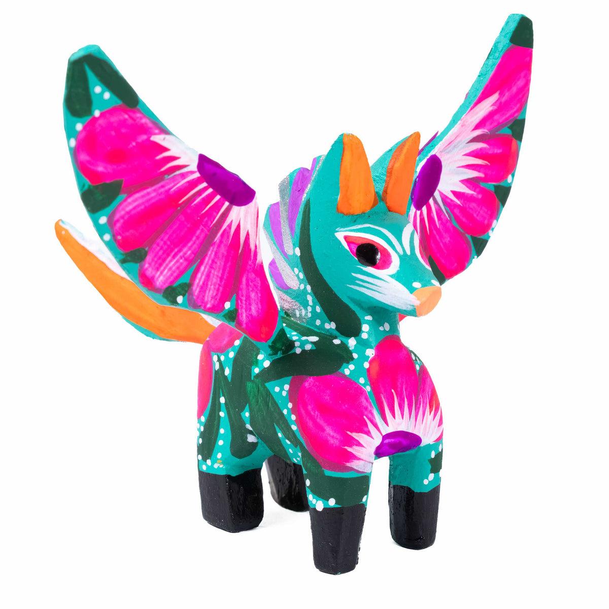 Hand Painted Pegasus Wooden Alebrije