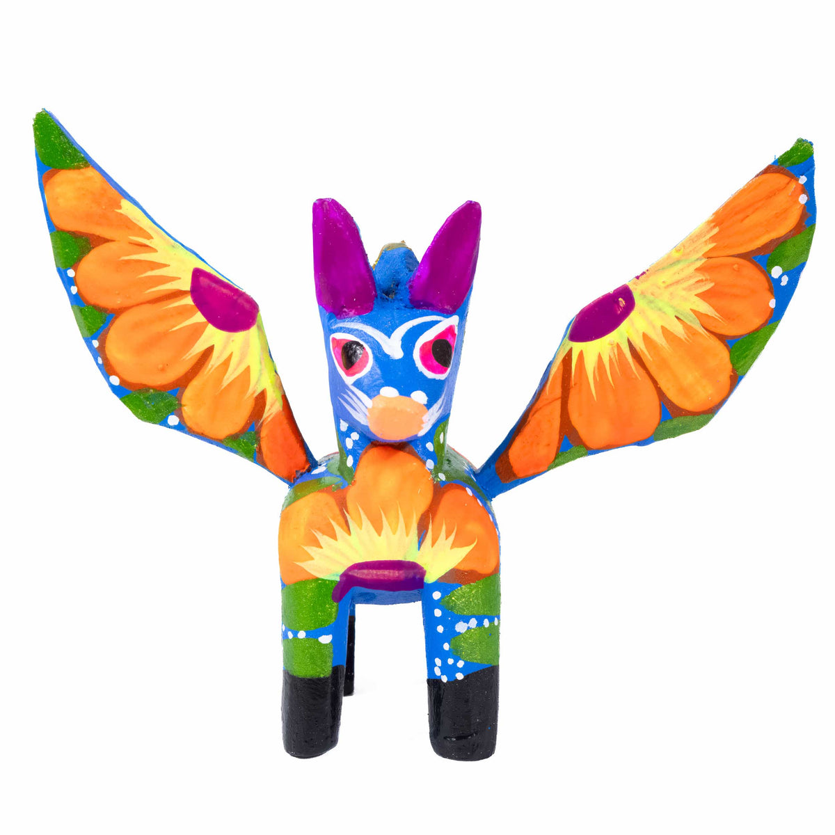 Hand Painted Pegasus Wooden Alebrije