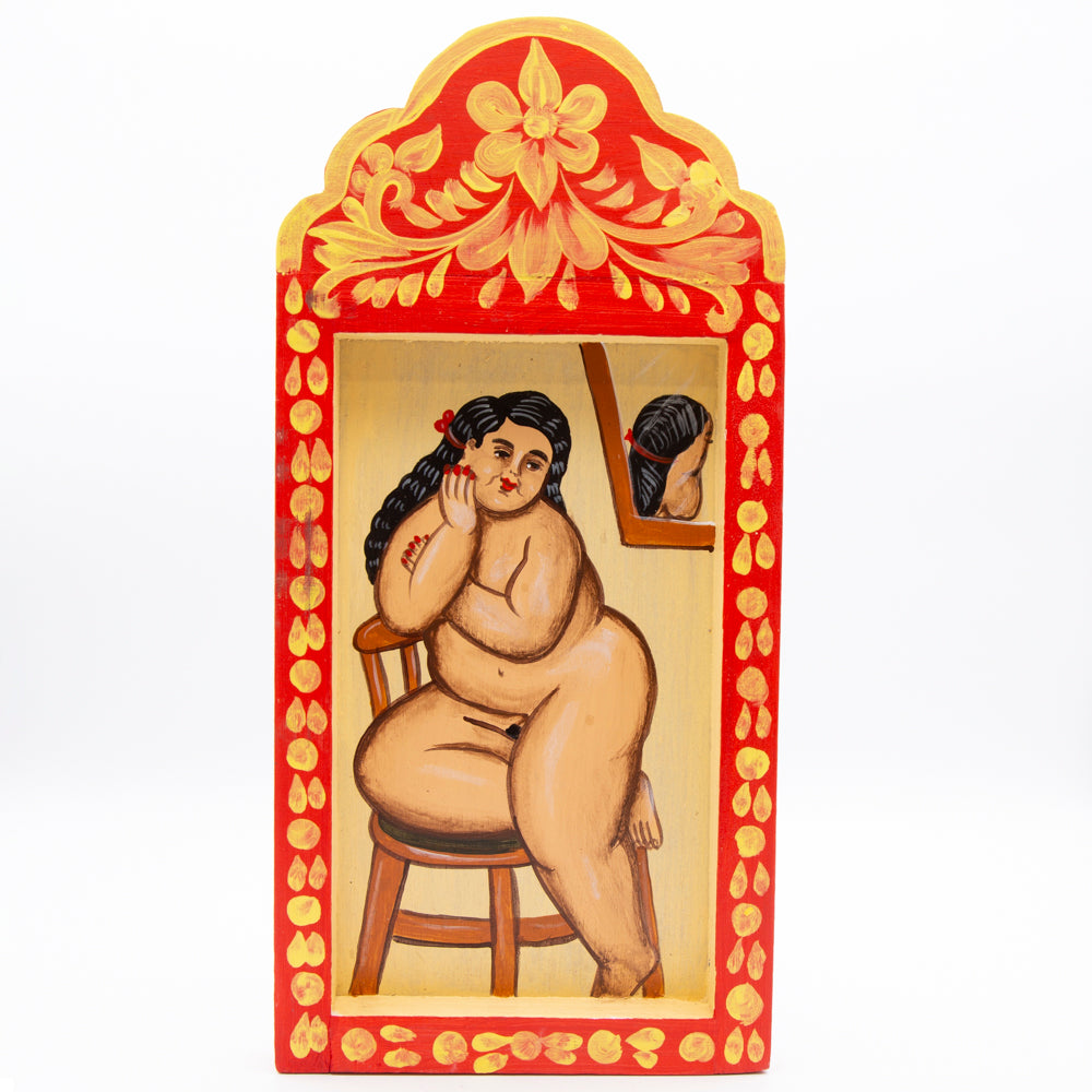 Mujeres Hand-Painted Wooden Nicho Frames