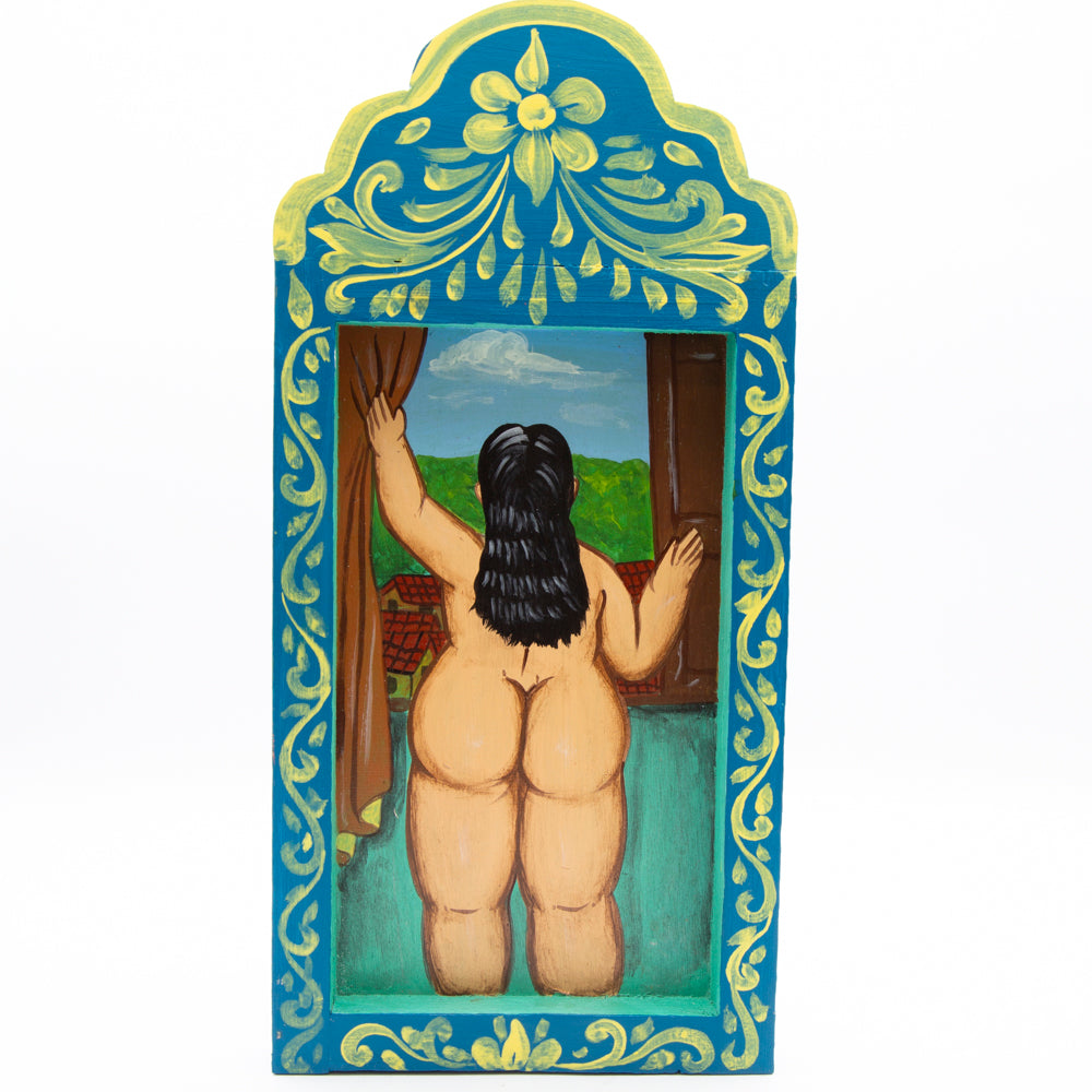 Mujeres Hand-Painted Wooden Nicho Frames