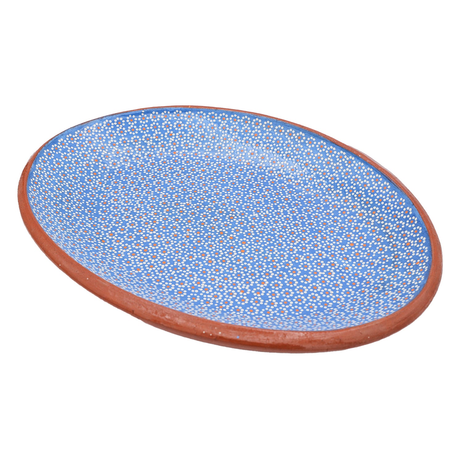 Capula Hand-Painted Clay Serving Platter