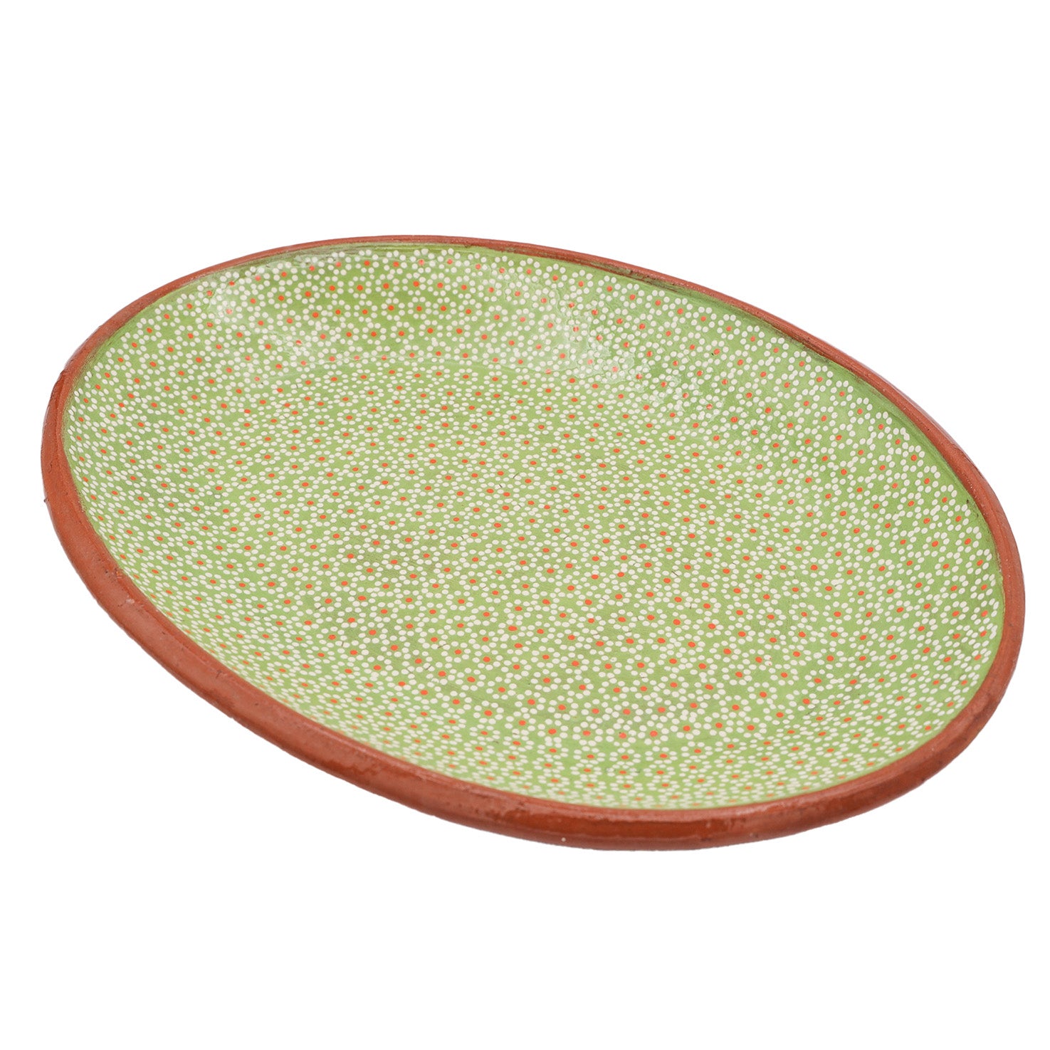 Capula Hand-Painted Clay Serving Platter