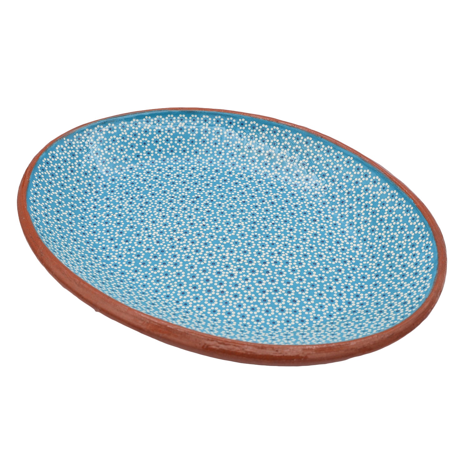 Capula Hand-Painted Clay Serving Platter