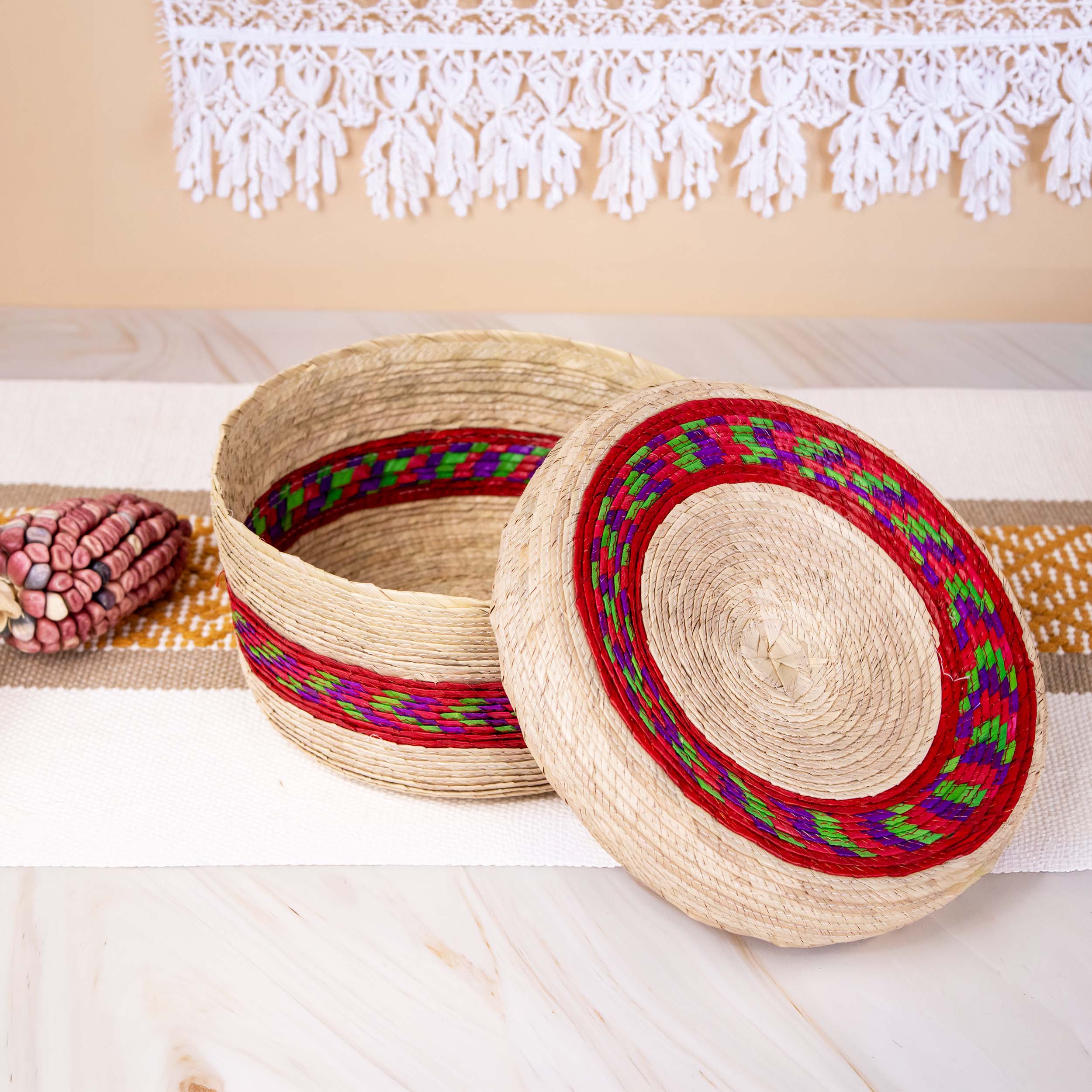 Palm Woven Tortilla/Bread Basket