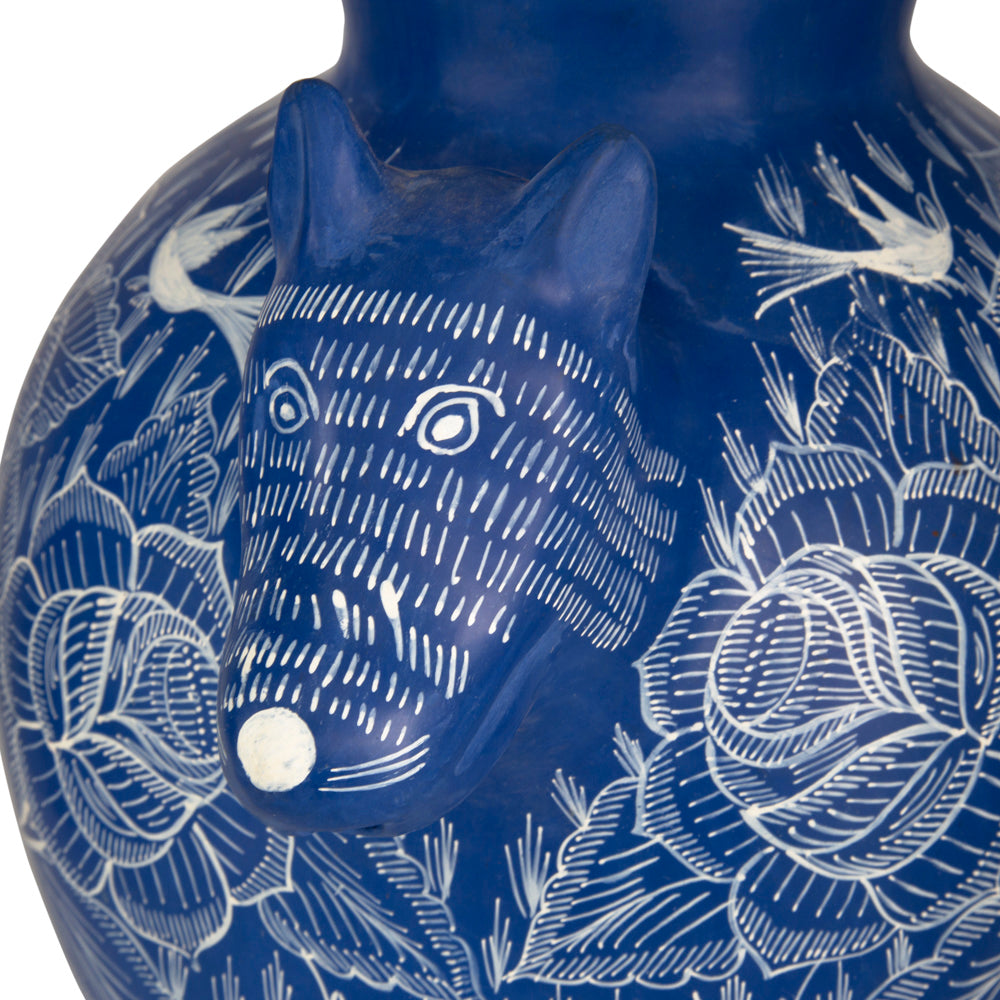 Huancito Large Coyote Vase
