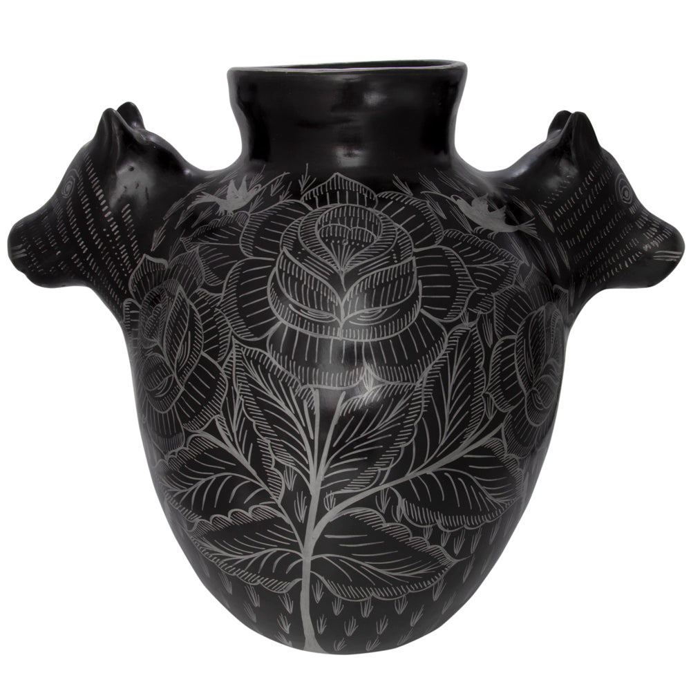 Huancito Large Coyote Vase