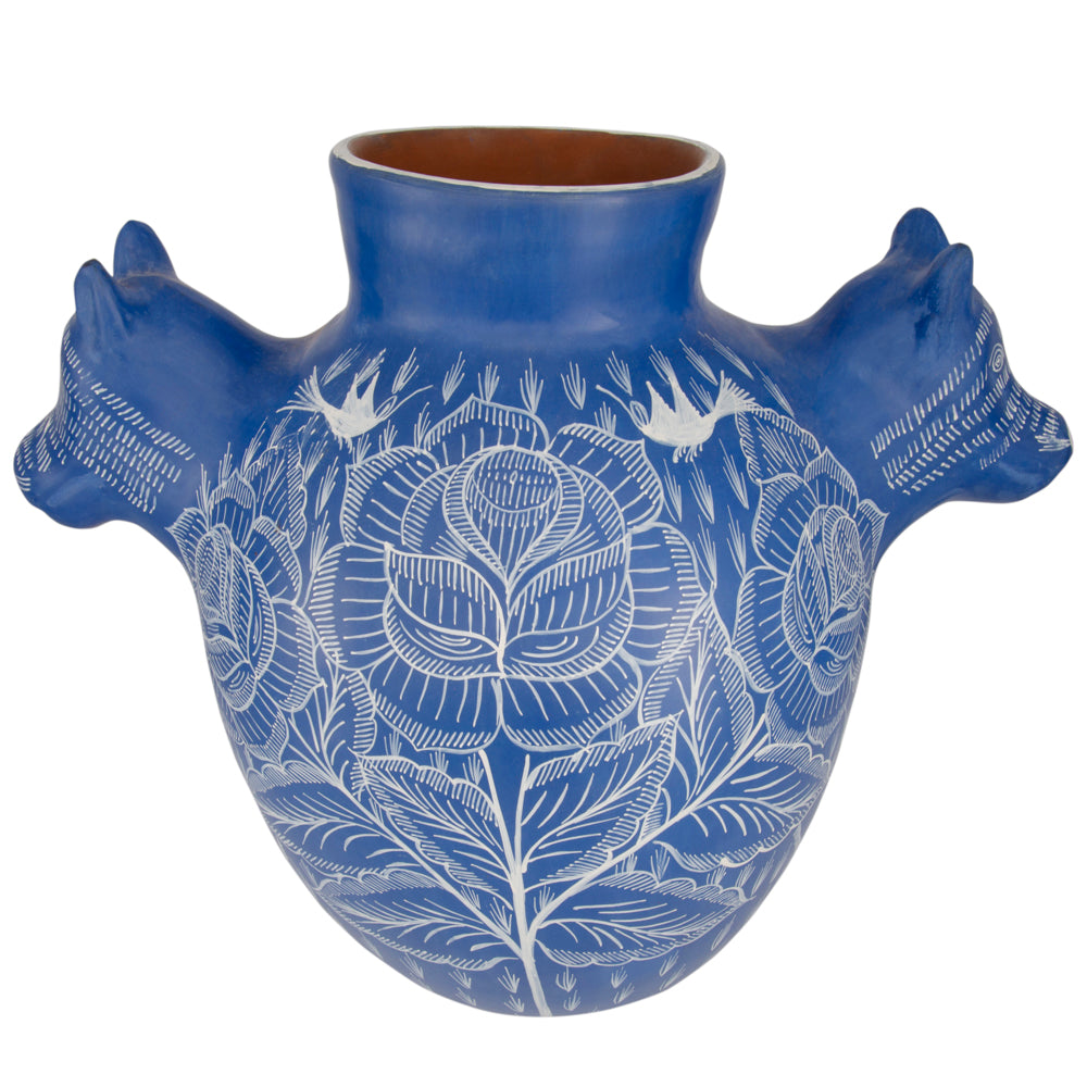 Huancito Large Coyote Vase