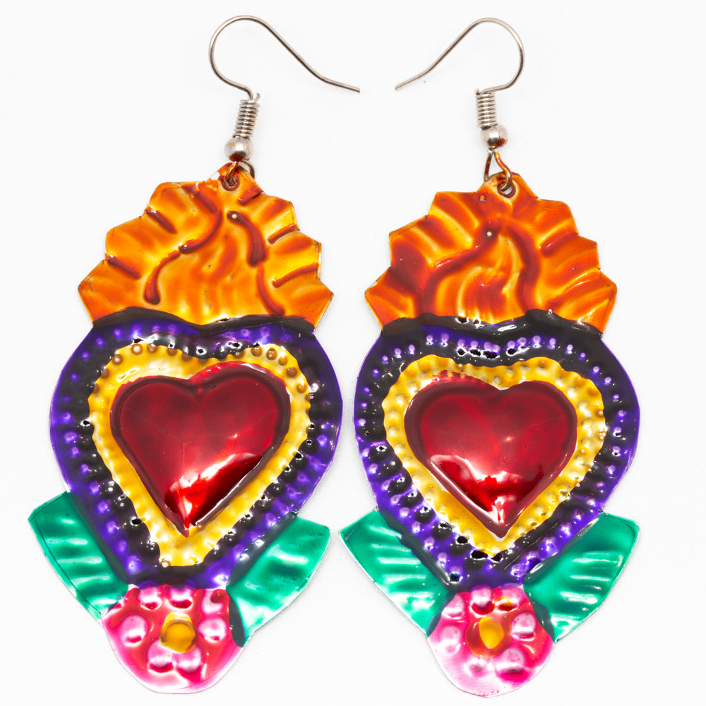 Corazón Milagro Mexican Earrings