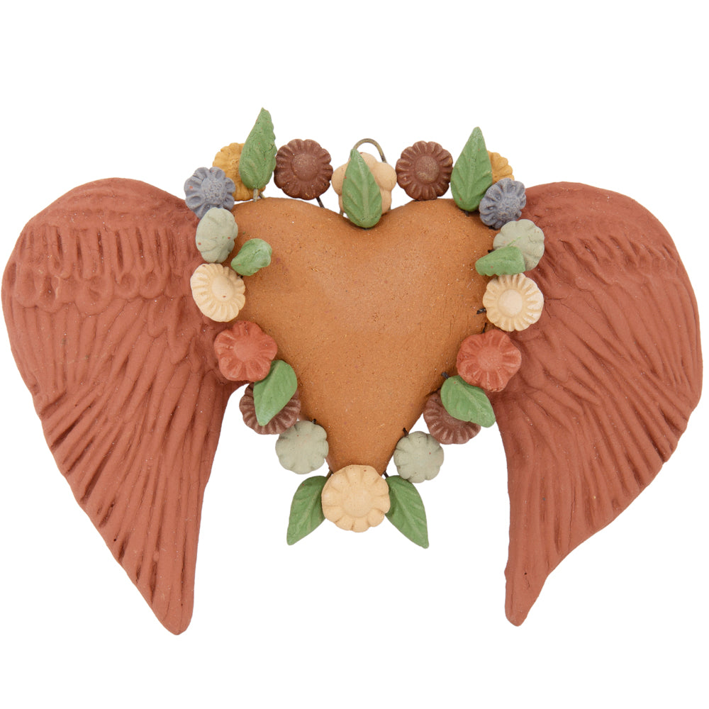 Angel Heart de Barro Pigmentado Clay Wall Art
