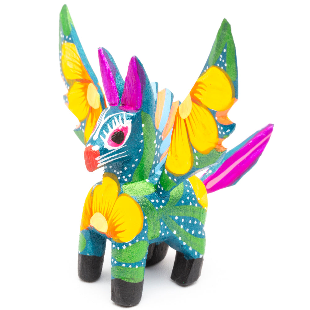 Hand Painted Pegasus Wooden Alebrije