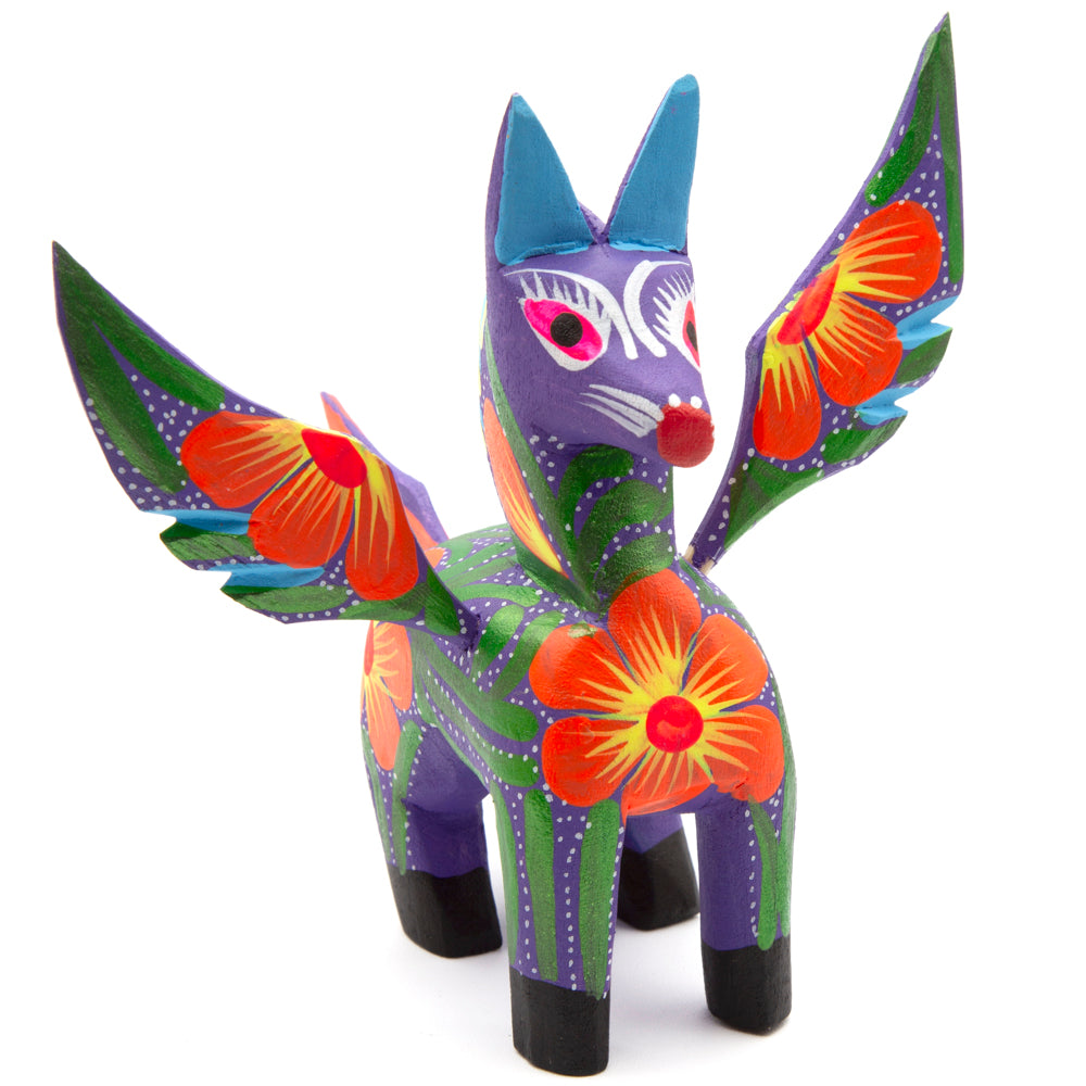 Large Hand Painted Pegasus Wooden Alebrije