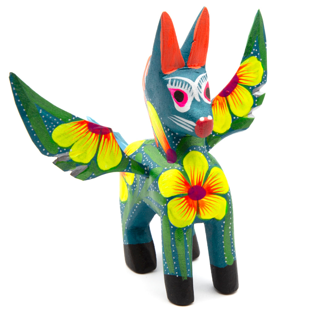 Large Hand Painted Pegasus Wooden Alebrije