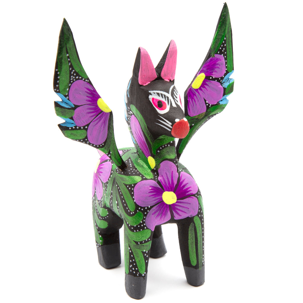 Large Hand Painted Pegasus Wooden Alebrije