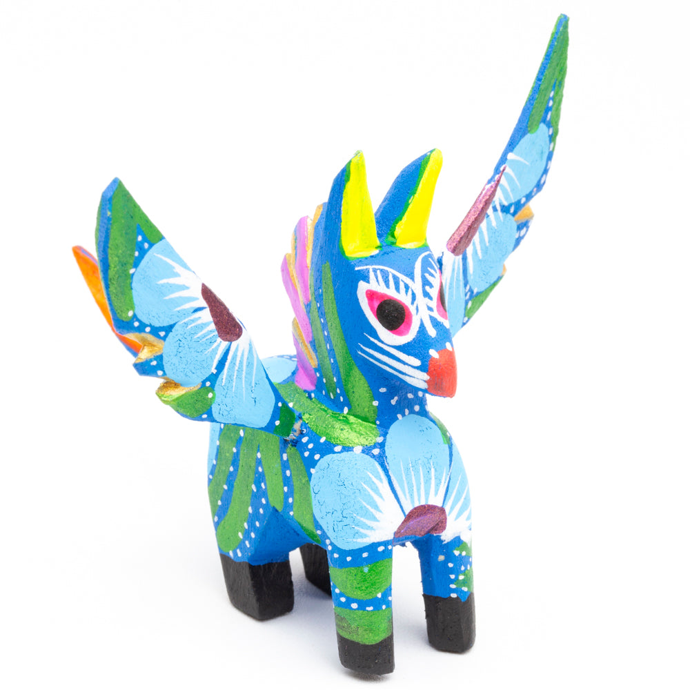 Hand Painted Pegasus Wooden Alebrije