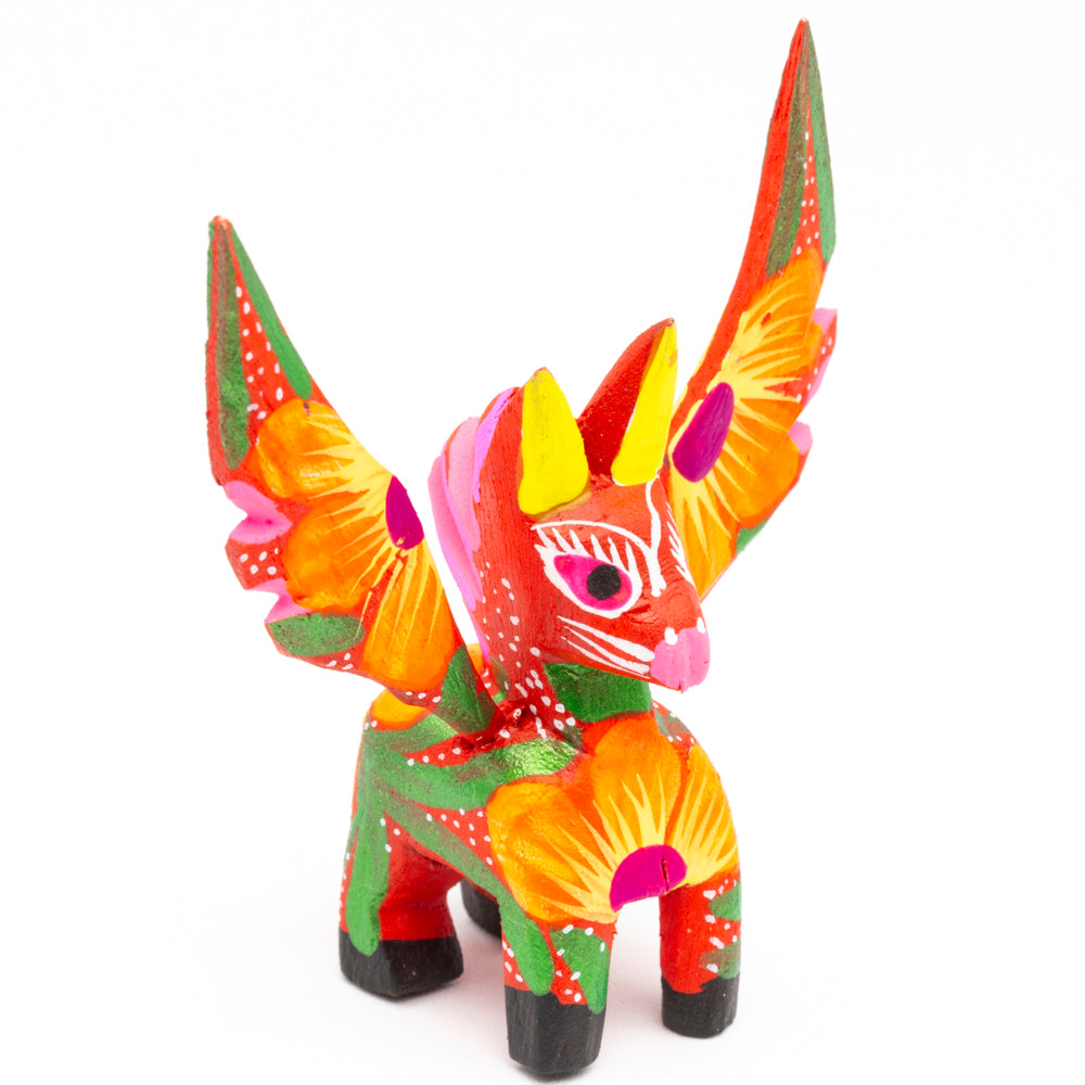 Hand Painted Pegasus Wooden Alebrije