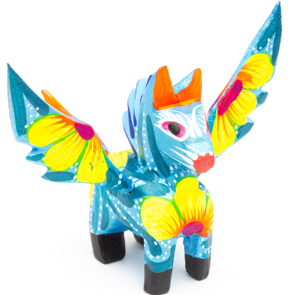 Hand Painted Pegasus Wooden Alebrije