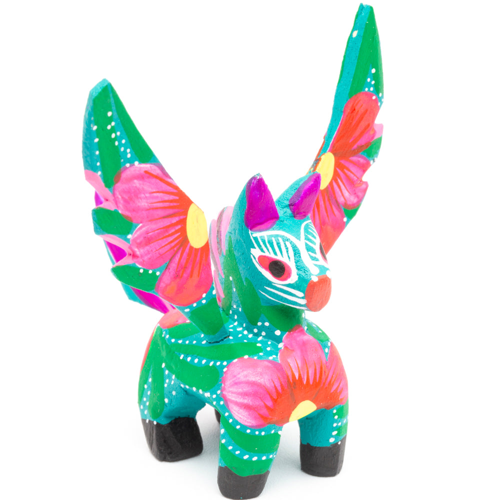 Hand Painted Pegasus Wooden Alebrije